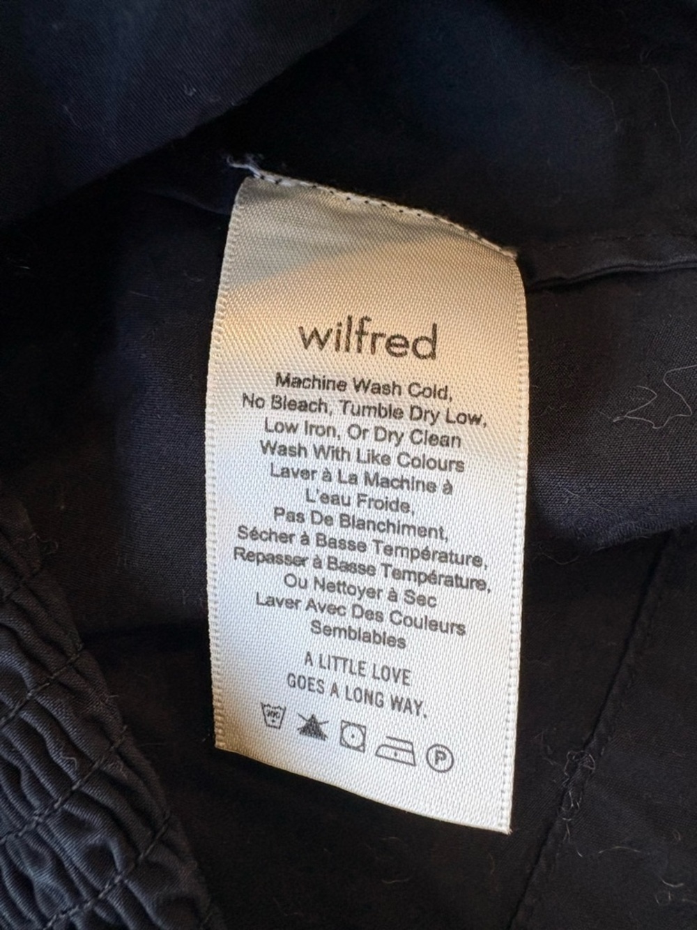 Wilfred Black Strapless Bandeau Tube  Top - Picture 4 of 7